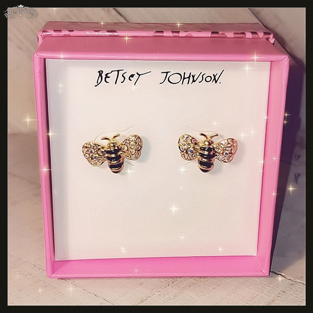 Betsey Johnson Bumble Bee Earrings